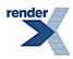 RenderX® logo, RenderX® contact details