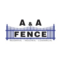 A & A Fence logo, A & A Fence contact details