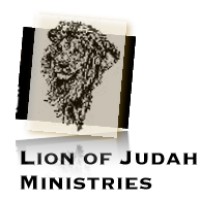 Lion of Judah Ministries Namibia logo, Lion of Judah Ministries Namibia contact details