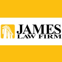 James Law Firm logo, James Law Firm contact details