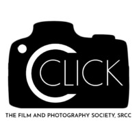 Click, The Film & Photography Society, SRCC logo, Click, The Film & Photography Society, SRCC contact details