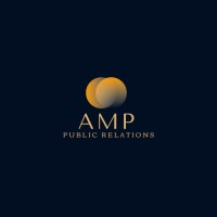 AMP PR logo, AMP PR contact details