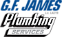 GF James Plumbing Services logo, GF James Plumbing Services contact details