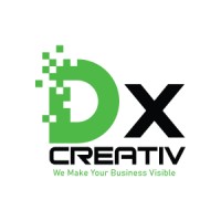 DX Creativ logo, DX Creativ contact details