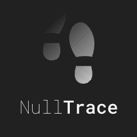 NullTrace logo, NullTrace contact details