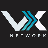 V2X Network logo, V2X Network contact details