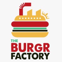 The Burgr Factory logo, The Burgr Factory contact details