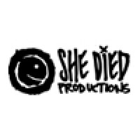 She Died Productions logo, She Died Productions contact details