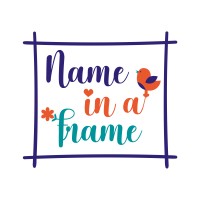 Name in a Frame logo, Name in a Frame contact details