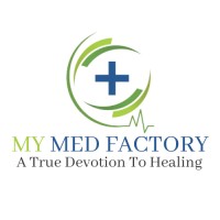 My Med Factory logo, My Med Factory contact details