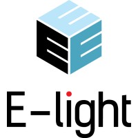 E-light company logo, E-light company contact details