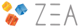 ZEA logo, ZEA contact details