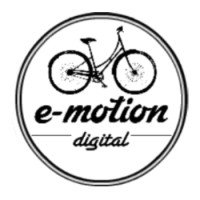 e-motion digital media logo, e-motion digital media contact details