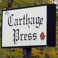 The Carthage Press logo, The Carthage Press contact details