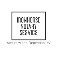 Ironhorse Notary Service logo, Ironhorse Notary Service contact details