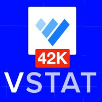 VStat logo, VStat contact details