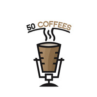 50 Coffees logo, 50 Coffees contact details