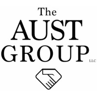 The Aust Group logo, The Aust Group contact details