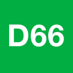 D66 Friesland logo, D66 Friesland contact details