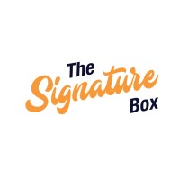 The Signature Box logo, The Signature Box contact details