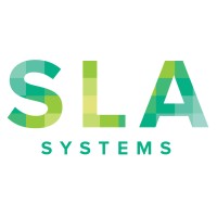 SLA Systems logo, SLA Systems contact details