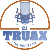 CJ the voice guy logo, CJ the voice guy contact details