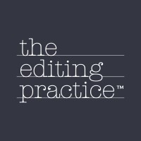 the editing practice logo, the editing practice contact details