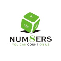 NUM8ERS logo, NUM8ERS contact details