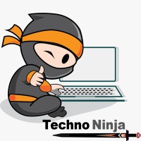 The Techno Ninja logo, The Techno Ninja contact details