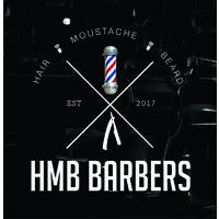 HMB Barbers logo, HMB Barbers contact details