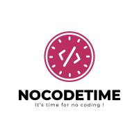 NoCodeTime logo, NoCodeTime contact details