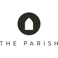 The Parish logo, The Parish contact details