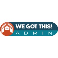 We got this! Admin logo, We got this! Admin contact details