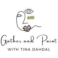 Gather and Paint with Tina logo, Gather and Paint with Tina contact details