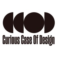 Curious case of design logo, Curious case of design contact details