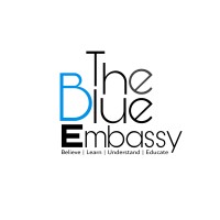 The Blue Embassy logo, The Blue Embassy contact details