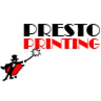 Presto Printing logo, Presto Printing contact details