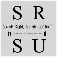 Speak Right, Speak Up! Inc. © ™ logo, Speak Right, Speak Up! Inc. © ™ contact details