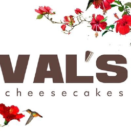 Val’s Cheesecakes logo, Val’s Cheesecakes contact details