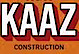 Kaaz Construction logo, Kaaz Construction contact details