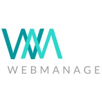 WebManage logo, WebManage contact details