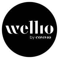 wellio logo, wellio contact details