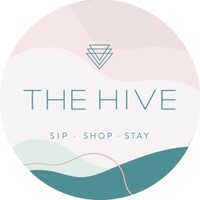 The Hive logo, The Hive contact details