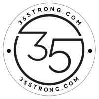 35 STRONG logo, 35 STRONG contact details