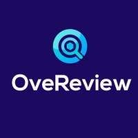 OveReview logo, OveReview contact details