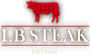 L B Steak logo, L B Steak contact details