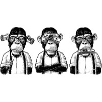 Three Monkeys logo, Three Monkeys contact details