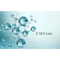 E.M.S Labs. logo, E.M.S Labs. contact details