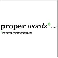 Properwords logo, Properwords contact details