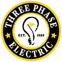 Three Phase Electric logo, Three Phase Electric contact details